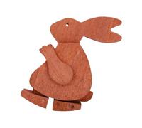 Animal de Madera Hecho a Mano, Juguete de Conejo Que Camina por Gravedad | Construcción de Madera de Haya, Movimiento Mecánico, Juego sin Pantalla, Decoración de Escritorio de Oficina, Regalo