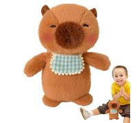Animal De Peluche Capybara - Capybara De 7,8 Pulgadas, Aplauso a la Felpa Brutal | Sonido De Juguete De Peluche Coleccionable, Perfecto Para Dormitorio, Salón, Decoración De Sofá, Abrazos Dulces