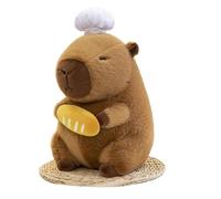Animal de Peluche Capybara - Juguete de Capybara de Felpa, Peluche Suave | Adorable Almohada de Peluche Capybara, Peluches de Chef Lindas para Adultos, Juguete de Peluche Cómodo para la ma