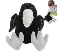 Animal de peluche cuervo | Black Crow Plushies - Animales de peluche, abrazo por cable, Adorable Juguete de peluche para niños Girls Birthday Christmas