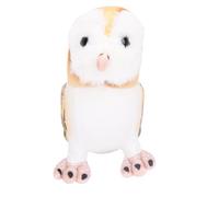 Animal de peluche de búhos, 9.84 en el juguete de felpa de búho realista con detalles artesanales de animales pequeños y pequeños animales de peluche para coleccionistas y niños (Marrón claro)