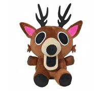Animal de Peluche de Ciervo Suave, Juguete de Peluche con Tema de Bosque para niños, Adultos, fanáticos del Juego, Regalo Coleccionable Brown