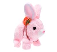 Animal De Peluche De Conejito En Movimiento - El Conejo Electrónico Relleno De Conejo, Peluche De Peluche | Juguetes Realistas Y Educativos De Conejo Rellenos Realistas con Sonidos Y
