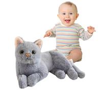 Animal de Peluche de Gato Animal de Peluche de Gato - Gatito de 12 Pulgadas de Peluche Gato de Peluche Suave Almohada Decoraciones Regalos de Festival