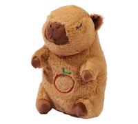Animal De Peluche De Latido Del Corazón - Capybara Transpirable Un Animal De Peluche | Capybara Peluche Con Calmante | Transpirable Nutria De Sueño Buddy Con Música Y Luz Para To