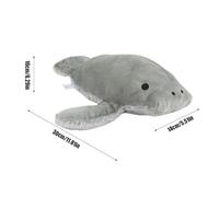 Animal de peluche de manatí: decoración de almohada suave de animales marinos, peluche de animales de dibujos animados, almohada de felpa, un regalo reconfortante para niños, muñeco de pelche para ni