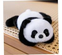 Animal de peluche de panda, juguete de peluche de panda ponderado del tamaño de una palma con cuentas ponderadas, linda mini almohada para abrazar las manos y brindar comodidad, Día de Pascua