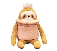 Animal de peluche de perezoso, doncella, bonito cojín suave de perezoso | Animal de peluche suave para niños niñas, tiernos muñeca abrazos para peluche arcortos para dormitorio, cumpleaños