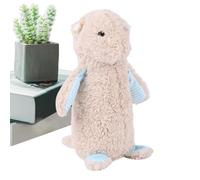 Animal de peluche de visón, de peluche suave del bosque para decoración de dormitorio de niños, tela de poliéster con textura realista, almohada para y relajar el sueño, 460 x 6.7