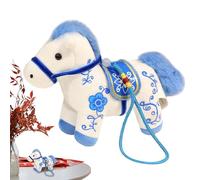 Animal de Peluche en Forma de Caballo,2026 Ornamento De Felpa Coleccionable Y Acurrucable - Juguete de Peluche para la Celebración del Año Nuevo Chino - Para Uso En El Hogar El Dormitorio La Guardería