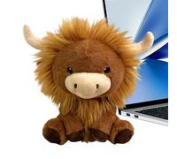 Animal de peluche: juguete de peluche de realista, muñeca de ganado de dibujos animados suave con peso de once pulgadas con característica de comodidad de textura acogedora, función de abrazo rel