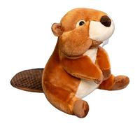 Animal De Peluche - Linda Muñeca De Castor De Marmota, Peluches De Animales Realistas, Juguete De Peluche De Marmota, Almohada Decorativa Suave Con Diseño De Dientes Grandes, Adorable Estante Mesa Ado