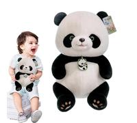 Animal de Peluche Lindo Panda, Juguete de Peluche de Peluche de Peluche de Peluche de Panda Suave sensorial Lindo Adorable Animal de Felpa Decoración para los Que sirven a un compañero abrazo