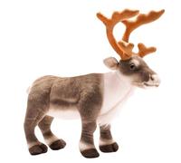 Animal de peluche navideño - Almohada decorativa de felpa de ciervo suave, muñeco de alce, juguetes de reno | Peluche navideño de juguete lindo de ciervo de 13,7 pulgadas para camas, sofás, sillas, sa
