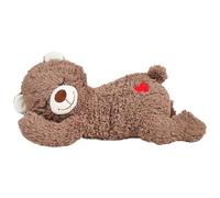 Animal de Peluche para Cachorros, latidos del corazón, de la ansiedad, Juguete de Peluche para Perros, Gatos, Mascotas, 30 x 15 cm, marrón1