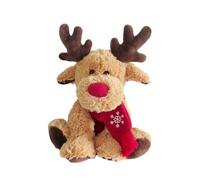 Animal de peluche para vacaciones - Muñeca de peluche de reno, juguete suave y lindo con relleno cómodo | uso de tiempo de juego compatible con habitaciones infantiles adolescentes adultos dormitorio