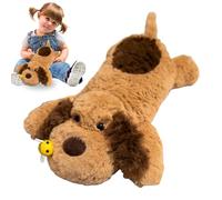 Animal De Peluche Perro - Cachorro de Peluche Suave con Diseño de - Animal De De Cachorro Acostado - Para Niños Adultos Habitación Infantil Dormitorio Sala De Estar Sofá Silla Estante Escritor
