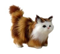 Animal de peluche realista de gato, gato de peluche, cosas geniales para