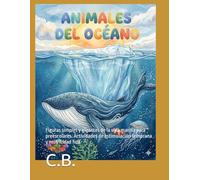 Animal del océano: Figuras simples y gigantes de la vida marina para preescolares. Actividades de estimulación temprana y motricidad fina