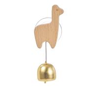Animal Design Door Chime - Wooden Wind Bell, Stylish Decorative Ornament, Construction, Gentle Clear Sound, Easy Suction Cup Mount | Wooden Door Bell For Home Entry Decoration Atmosphere Openi