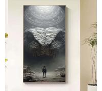 Animal Diamond Painting Adultos, Diamond Painting Miedo Pintura de Diamante para Niños DIY 5D Cristal Strass Bordado Punto de Cruz Puzzle Dibujos con Diamantes Kit Decoración Hogar 30x60cm z1-12tg