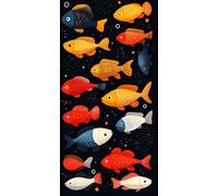 animal Diamond Painting Adultos Niños,5D Diamond Painting Grande 80x160 CM,Punto de Cruz Diamante Art Crafts pez Patrón,Manualidades Adultos Embroidery Kit para Decoracion Navidad Hogar Regalos J-927