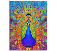 Animal Diamond Painting Pavo Real Diamond Painting adultos 40x60cm ,Pintar Por Numeros Adultos Manualidades ,Bordado Kit Completo Cuadro Diamantes ,Dibujos Con Diamantes Art ,Decoracin del Hogar C-Q99