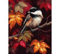 Animal Diy Kit Cojin Gancho De Pestillo Pájaro De Dibujos Animados Kits De Ganchillo Para Hacer Alfombras，Juego De Bordado,Kit De Ganchillo Para Principiantes，Manualidades De Costura 21x29in