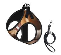 Animal Dog French Bulldog 3 Print - Arnés para perro pequeño con correa, arnés para cachorros sin escape Easy Walk para entrenar y caminar