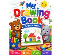Animal Drawing Book for Kids: Fun and Easy Animal Coloring Pages for Toddlers and Preschoolers | Cute Farm, Jungle, Forest, and Wild Animals for Kids