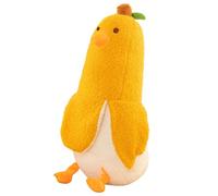 Animal Duck Pillow, Cute Banana Hugging Plush, Adorable Stuffed Animal Doll, Soft and Cozy Toy for Kids, Adults, Present Giving, All Ages, Filled with PP Cotton, 27.56 Inches