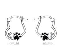 Animal Earrings Silver Cat/Pig/Dinosaur/Cow/Frog/Hedgehog/Turtle Stud Earrings Cute Animal Jewellery Gifts for Women Girls
