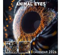 Animal Eyes Calendar 2026: Monthly Close-Ups of Mesmerizing Gazes in the Wild