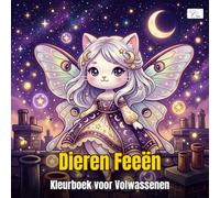 Animal Fairy Chibi - Dieren Feeën Chibi: Kleurboek voor Volwassenen en Tieners: 60 Kawaii Cottagecore Ontwerpen met Dierenfeeën voor Ontspanning en Mindfulness