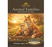 Animal Families Word Search for Kids: 55 Nature Puzzles About Animal Parents & Babies | Ages 6-12 | Easy Wildlife Activity Book (No Diagonals) ... Collection - Introduction to Nature)