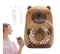 Animal Fan, Cartoon Usb Hand Fan, 3-Speed Personal Air Cooler, Rechargeable Mini Cooling Device, for Kids, Girls, Boys, Students, Women, Men, Travel, School, Outdoor, Daily Comfort Use