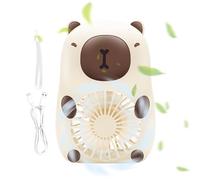 Animal Fan, Cartoon Usb Hand Fan, 3-Speed Personal Air Cooler, Rechargeable Mini Cooling Device, for Kids, Girls, Boys, Students, Women, Men, Travel, School, Outdoor, Daily Comfort Use