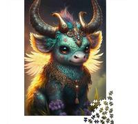 Animal Fantástico Puzzle de 1000 Piezas Papel para Adultos Decoración de Joya Puzzle para Toda la Familia Relajante Hogar 38x26cm/1000pcs