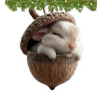 Animal Festive Decorations - 2D Acrylic Seasonal, diverse Animal Shapes Holiday Ornaments | Durability Assured Christmas Tree Decor For Home Decorators, Festival Planners, Window Sill Staircase