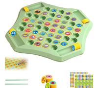Animal Flip Chess Memory Game, Memory Chess Over Card Board, Cartoon Pattern Matching Memories Game, Suitable for 2-4 Players (Transportation)