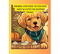 Animal for kids to colour - easy & cute colouring pages