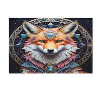 Animal Fox Puzzle Games for Adults Y Niños - for Creativity And Mindfulness - Challenging Jigsaw Puzzles 1000 Piezas for Family (75×50cm)