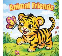 Animal Friends: A Cute and Fun Animal Coloring Book for Kids Ages 4-8