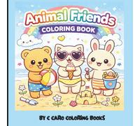 Animal Friends Coloring Book: A Fun and Easy Island Adventure Coloring Book for Kids - Featuring Cute Kauai Animals, Beaches, and Tropical Scenes