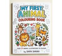 Animal Friends Coloring Book for Kids Ages 3-6: Over 24 animal illustrations to colour