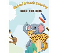 Animal Friends Coloring Book: Fun & Easy Coloring Book for Kids 3-7