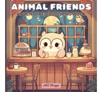 Animal Friends: : Cute & Cozy Animal Coloring Book for Kids | 26 Bold and Easy Kawaii Animal Adventures with Simple Designs for Relaxation and Creative Fun