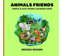 ANIMAL FRIENDS: simple & cute animal coloring book