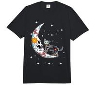 Animal Gato Luna Almas Día De Muertos Día De Los Muertos Comfort Colors Adult Heavyweight T-Shirt