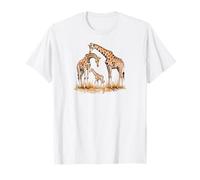 Animal Giraffe Art Kingdom Safari Jirafa Wild Giraffa Camiseta